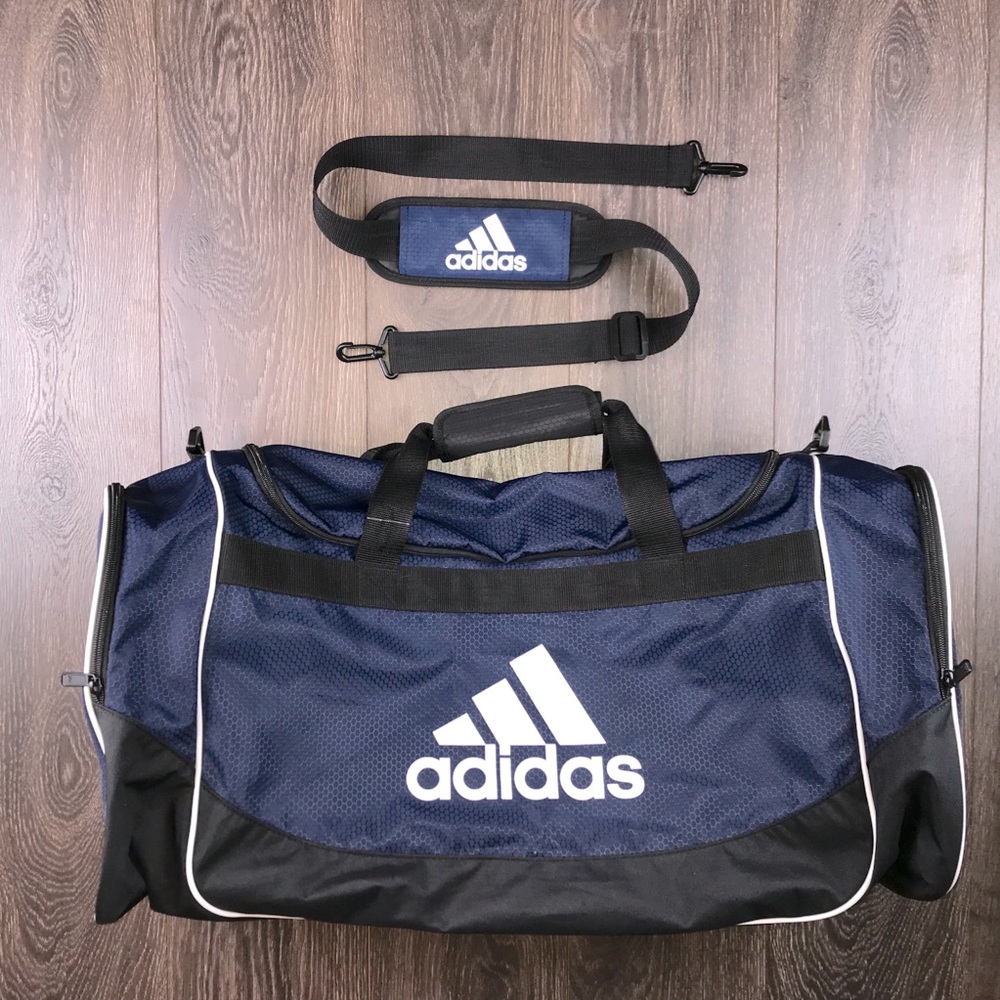 Adidas Gym Duffel Bag Medium Blue Hand Bag